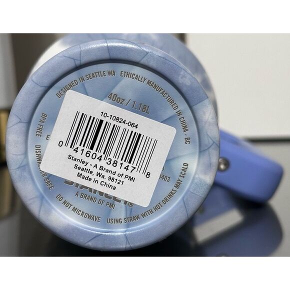 Stanley Quencher H2.0 FlowState Tumbler‎ 40oz, OCEAN TIE DYE - Picture 4 of 4